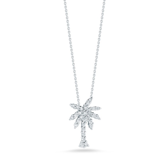 Roberto Coin Jewelry - Roberto Coin 18k White Gold Palm Tree Necklace